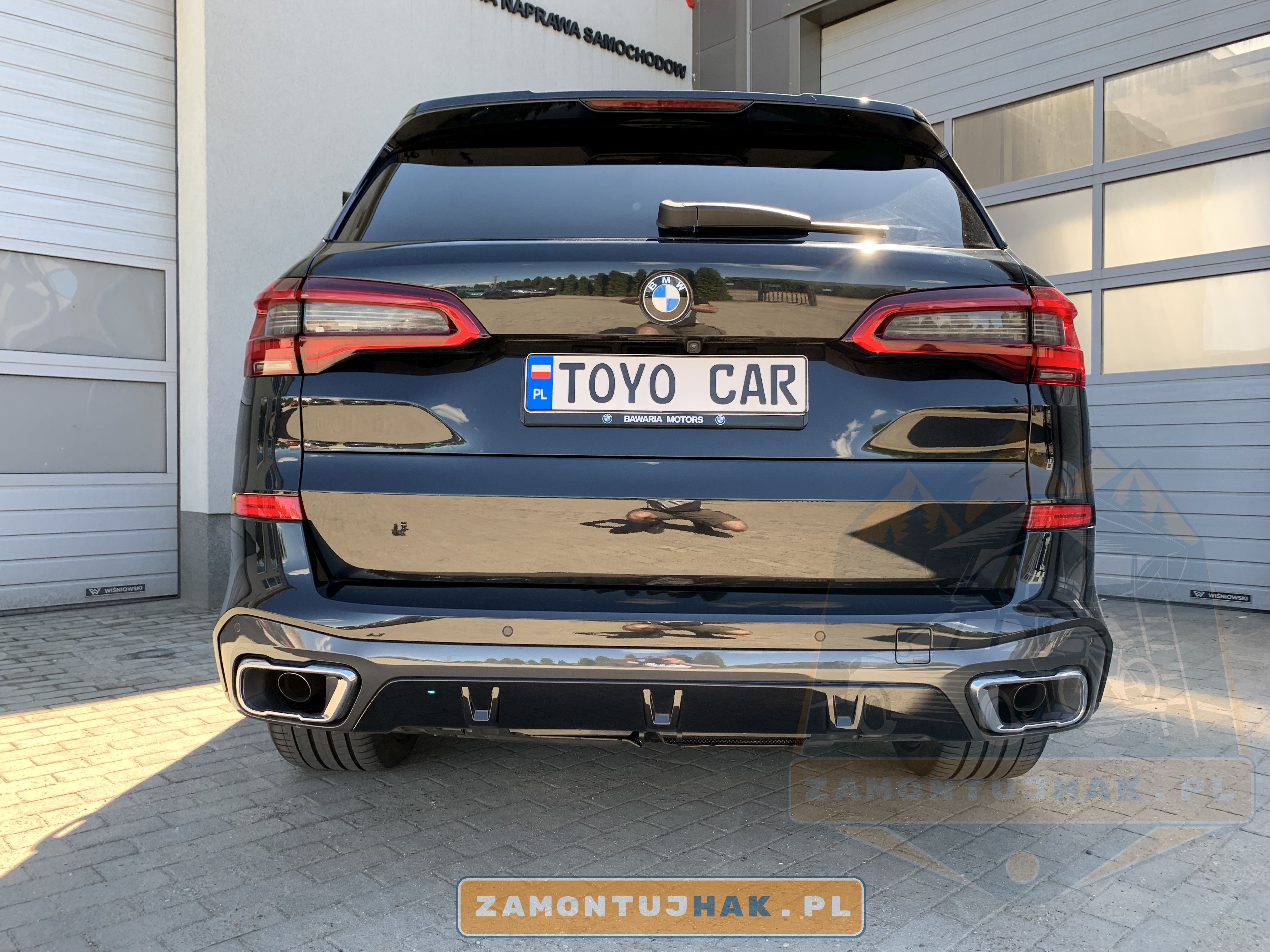 hak 303485900113 zamontowany w samochodzie bmw x5 montaz hakow holowniczych poznan zamontujhak.pl